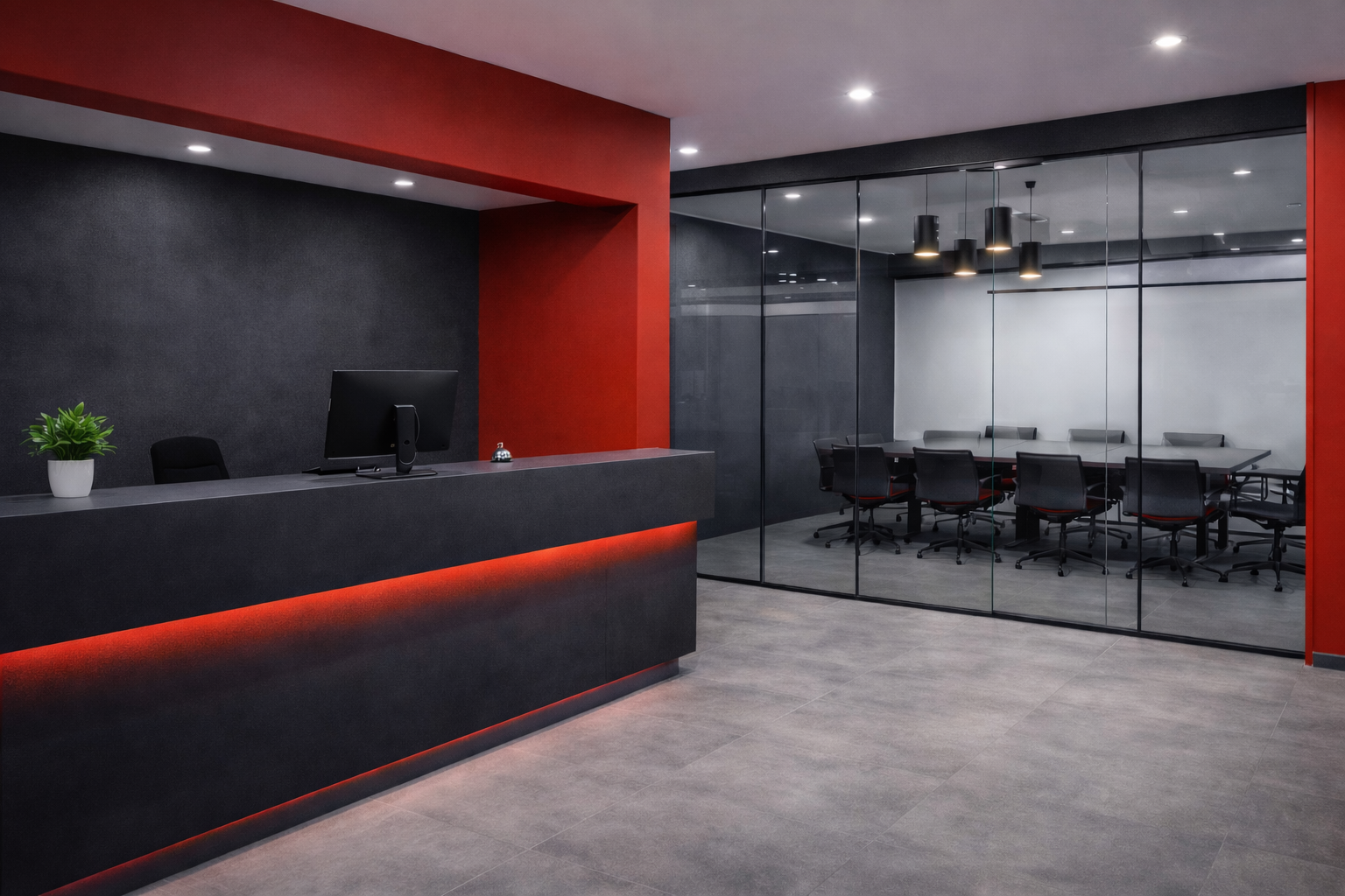 Ресепшен и переговорная